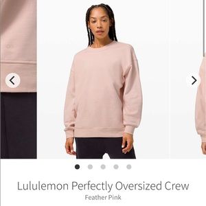 Lululemon Perfectly Oversized Crew